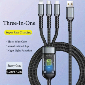 ⥠3-IN-1 SUPER FAST CHARGING CABLE â āĻāĻ āĻā§āϝāĻžāĻŦāϞā§āĻ āϏāĻŦ āĻĄāĻŋāĻāĻžāĻāϏā§āϰ āϏāĻŽāĻžāϧāĻžāύ!