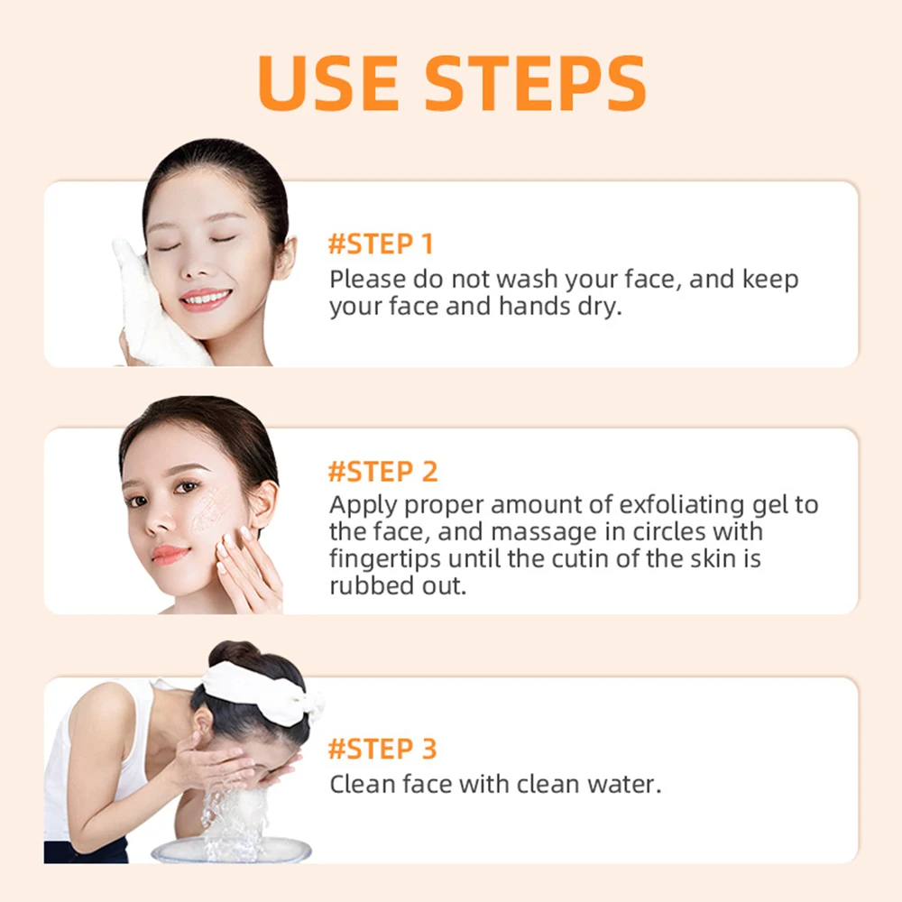 ORANGE EXFOLIATING WHITENING GEL || কমলা স্ক্রাবিং ও উজ্জ্বলতা জেল - Image 3